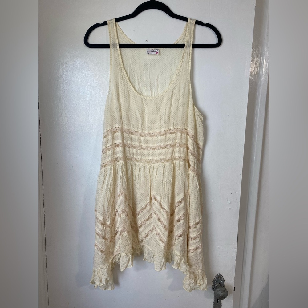 Free People Trapeze Mini Dress Medium - Picture 3 of 10